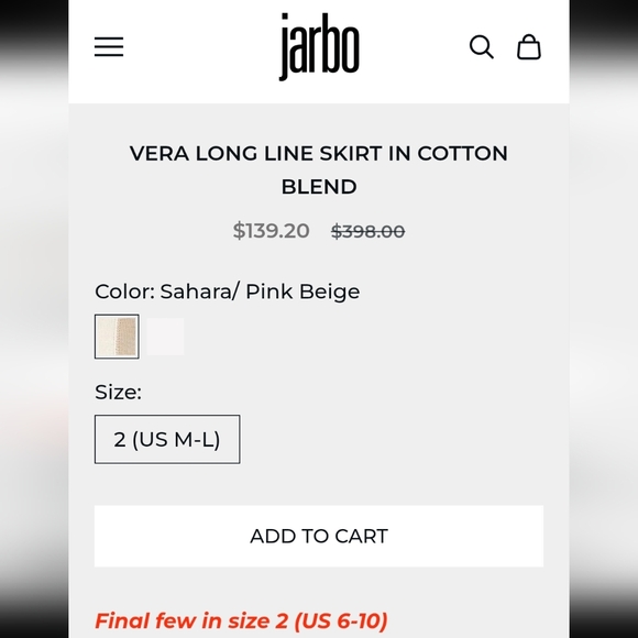 Jarbo Vera Pleated Skirt Navy/White - Size M / 8 - Picture 11 of 11